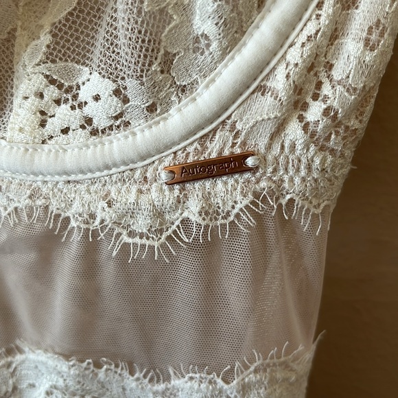 Autograph Cream Lace Slip Lingerie UK 32C / US 32B - Picture 2 of 16